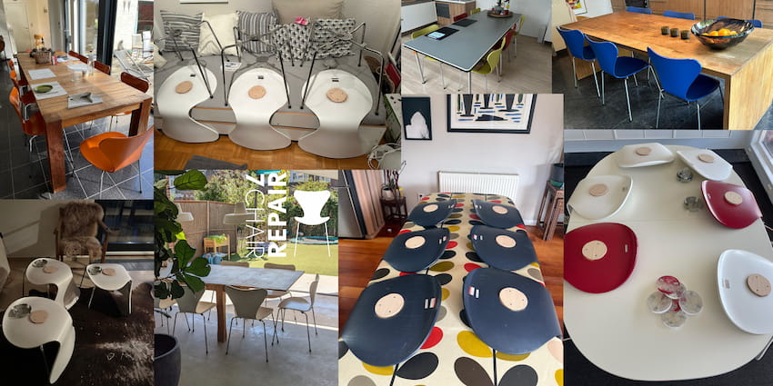 fritz hansen series 7 repair solution DIY kit at home